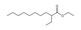 2-ethyl-decanoic acid ethyl ester Structure