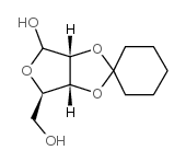 2,3-o-cyclohexylidene-d-ribofuranose结构式