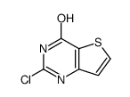 2-氯噻吩并[3,2-d]嘧啶-4(3H)-酮结构式