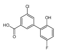3-chloro-5-(5-fluoro-2-hydroxyphenyl)benzoic acid结构式