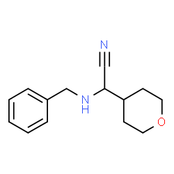 2-(benzylamino)-2-(oxan-4-yl)acetonitrile Structure