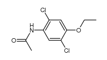 2,5-dichloro-4-ethoxyacetanilide Structure