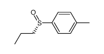 (-)-(S)-n-propyl p-tolyl sulfoxide结构式