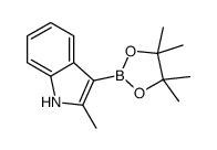 2-methyl-3-(4,4,5,5-tetramethyl-1,3,2-dioxaborolan-2-yl)-1H-indole Structure
