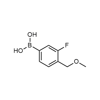3-氟-4-(甲氧基甲基)苯基硼酸结构式