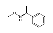 (S)-O-methyl-N-(1-phenylethyl)hydroxylamine结构式