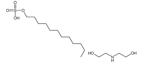 bis(2-hydroxyethyl)ammonium decyl sulphate Structure