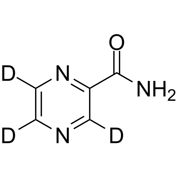 PyrazinaMide-d3 Structure