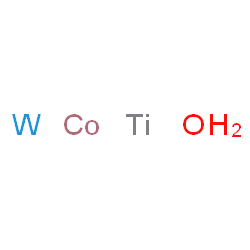 Cobalt titanium tungsten oxide ((Co,Ti,W)O2) Structure