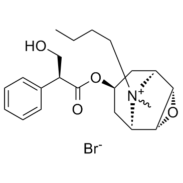 丁溴酸东莨菪碱结构式