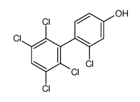 3-chloro-4-(2,3,5,6-tetrachlorophenyl)phenol Structure