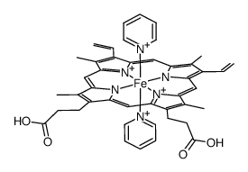 pyridine hemochrome Structure