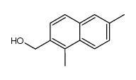 1,6-Dimethyl-2-hydroxymethyl-naphthalin Structure
