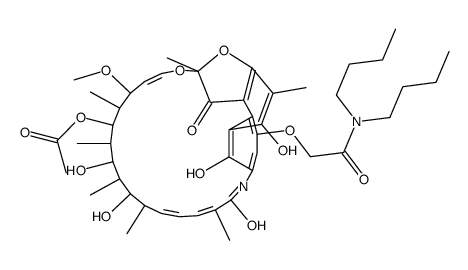 Rifamycin B dibutylamide Structure
