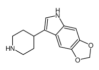 7-piperidin-4-yl-5H-[1,3]dioxolo[4,5-f]indole Structure
