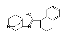 (S)-N-((S)-奎宁环-3-基)-1,2,3,4-四氢化萘-1-甲酰胺结构式