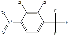 2,3-dichloro-1-nitro-4-(trifluoromethyl)benzene Structure