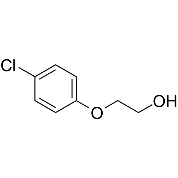 2-(4-氯苯氧)乙醇结构式