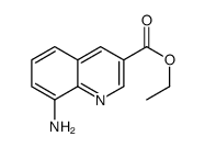 8-氨基喹啉-3-甲酸乙酯结构式