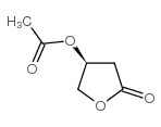 (S)-3-乙酰氧基-γ-丁内酯结构式