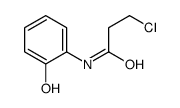 3-chloro-N-(2-hydroxyphenyl)propanamide Structure