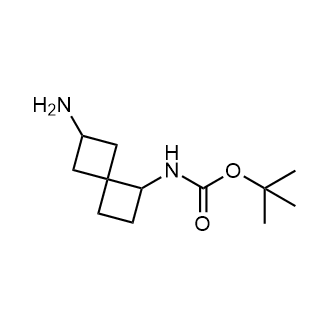 N-(2-氨基螺[3.3]庚-7-基)氨基甲酸叔丁酯结构式