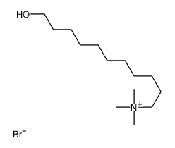 11-hydroxyundecyl(trimethyl)azanium,bromide Structure