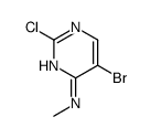 5-溴-2-氯-N-甲基嘧啶-4-胺结构式