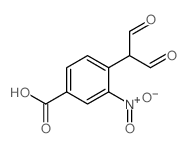 2-(4-羟基羰基-2-硝基苯基)丙二醛结构式