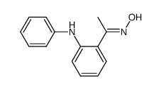 1-(2-anilinophenyl)ethan-1-one oxime Structure