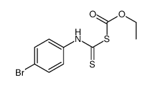 ethyl (4-bromophenyl)carbamothioylsulfanylformate Structure
