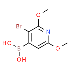 (3-Bromo-2,6-dimethoxypyridin-4-yl)boronic acid Structure