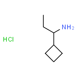 1-Cyclobutylpropan-1-amine hydrochloride Structure