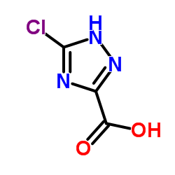 5-氯-1H-1,2,4-三唑-3-甲酸结构式