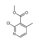2-氯-4-甲基烟酸甲酯结构式