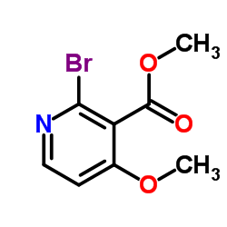 Methyl 2-bromo-4-methoxy-3-pyridinecarboxylate Structure