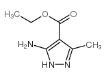 1H-PYRAZOLE-4-CARBOXYLICACID, 3-AMINO-5-METHYL-, ETHYL ESTER structure