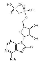 8-bromoadenosine 5'-diphosphate Structure