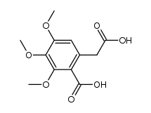 6-(carboxymethyl)-2,3,4-trimethoxybenzoic acid结构式