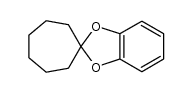 spiro 1,3-benzodioxole-2,1'-cycloheptane结构式
