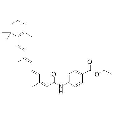 13-顺式-N-[4-(乙氧羰基)苯基]视黄结构式