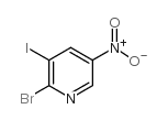 2-溴-3-碘-5-硝基吡啶结构式