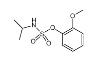 N-Isopropyl-amidosulfonsaeure-(2-methoxy-phenylester) Structure