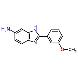 2-(3-METHOXY-PHENYL)-1 H-BENZOIMIDAZOL-5-YLAMINE Structure