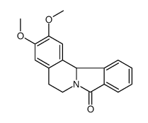 2,3-dimethoxy-6,12b-dihydro-5H-isoindolo[1,2-a]isoquinolin-8-one结构式