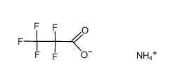 ammonium 2,2,3,3,3-pentafluoropropanoate Structure