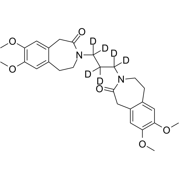 Ivabradine impurity 7-d6 Structure