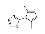 2-(2,5-dimethyl-1H-pyrrol-1-yl)-1,3-thiazole结构式