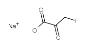 β-氟丙酮酸钠盐结构式