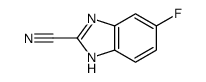 2-Benzimidazolecarbonitrile,5-fluoro-(8CI) structure